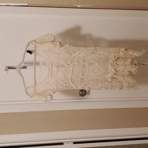 Babeau cotton crochet topper